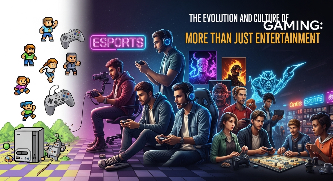 The Ever-Evolving World of Gaming: From Pixels to Virtual Reality
