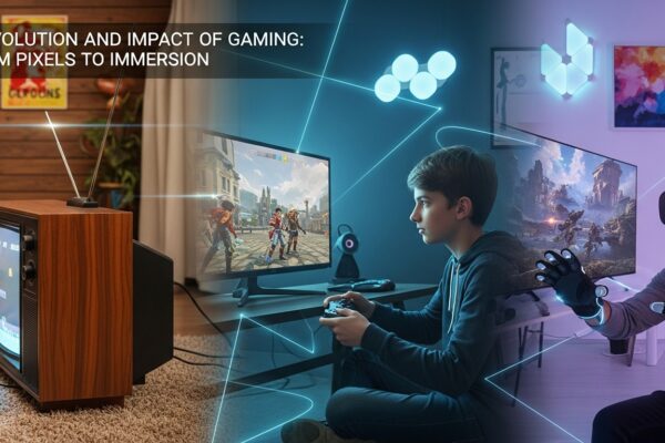 The Evolution and Impact of Gaming: From Pixels to Virtual Realities The Evolution and Impact of Gaming: From Pixels to Virtual Realities